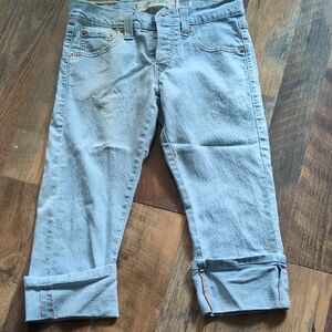 Levi's Light Blue Ankle Jeans for Women